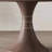 Shaunea Modern Walnut Wood Rock-Plate Round Table-1005825534