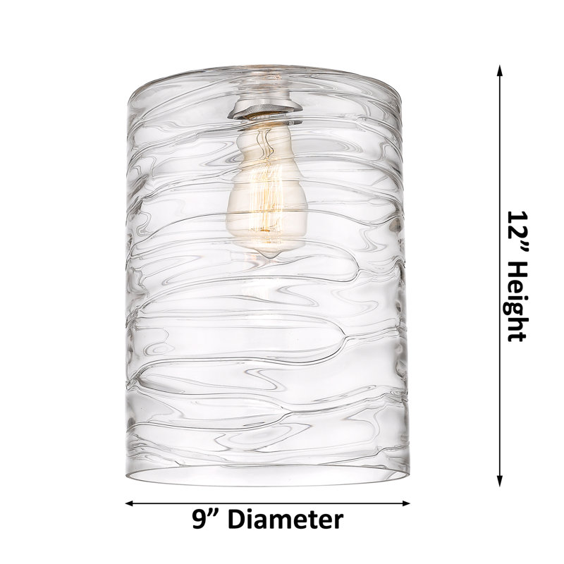 Malcolm 1 - Light Single Drop Pendant Pendant, 15.75" H x 9" W x 9" D, Antique Copper, Mercury