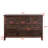 Solid Wood Spray-Painted Drawer Dresser Bar,Buffet Tableware Cabinet Lockers Buffet Server Console Table Lockers