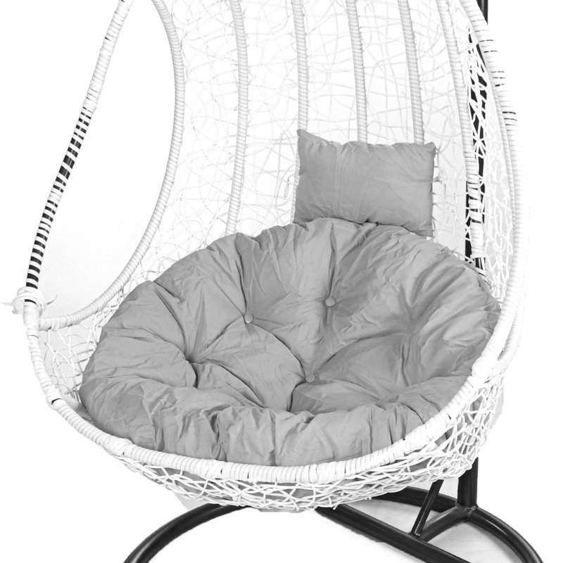 Coussin de siège d'extérieur Dakota Fields, gris