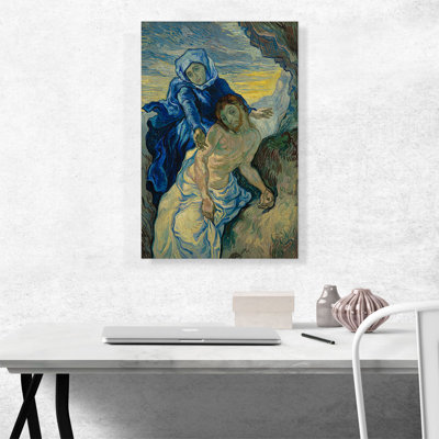 " The Pieta 1889 " by Vincent Van Gogh Painting Print
