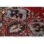 Tapis perse Heriz Serapi à motif de légumes antiques noué à la main 6 x 10