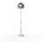 Modern 67" Arc Floor Lamp with Curved Metal Shade, Weighted Marble Base & Foot Switch for Living Room or Bedroom-541069511