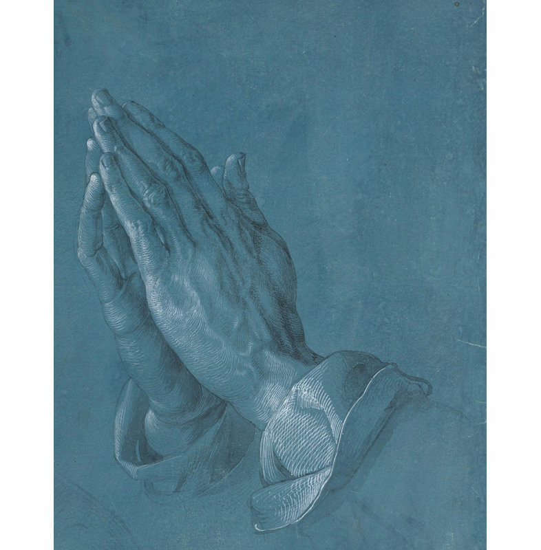 Praying Hands, 24" H x 19" W