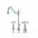 Kingston Brass Heritage Two-Handle 3-Hole Deck Mount Widespread Bathroom Faucet with Pop-Up Drain