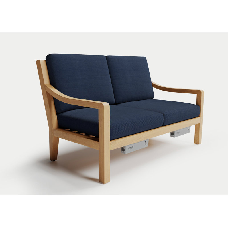 Solerno Heated Loveseat, Indigo