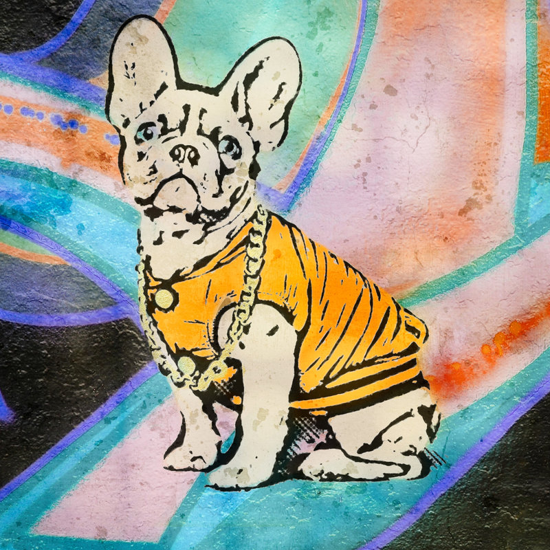 Boujee Dog Crossroads 1 24x24