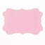 Ensemble de 4 napperons roses festonnés 11 po x 17 po-1097257451