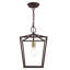 Luminaire suspendu géométrique 1 lumière Howington-1859147114