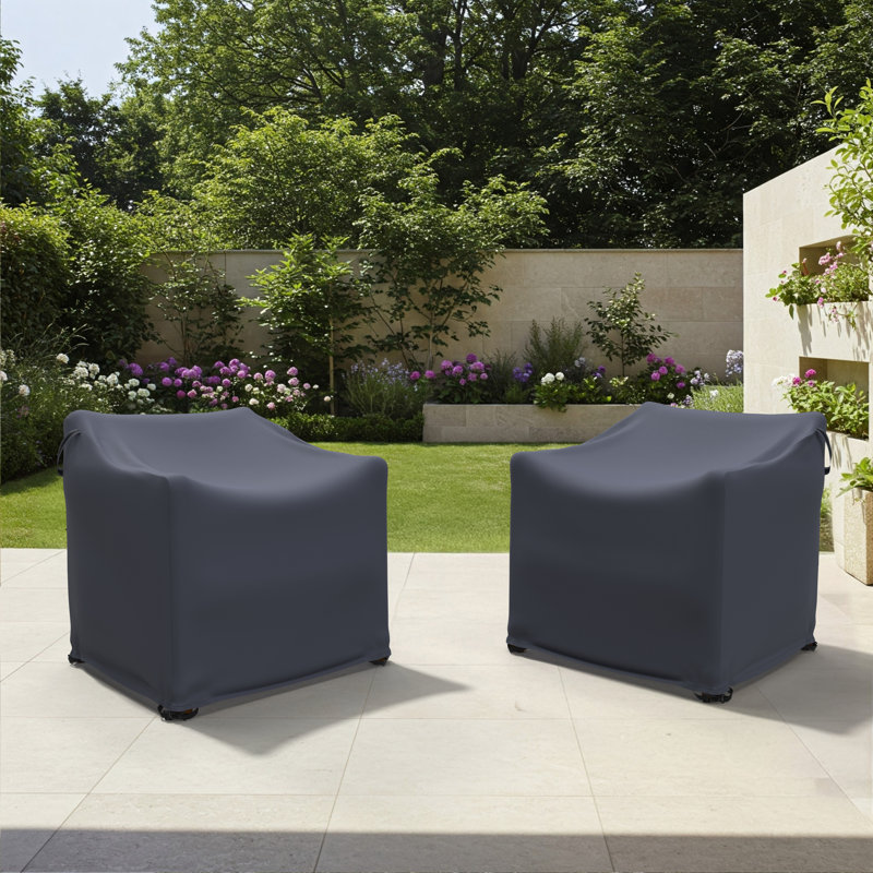 Lorene Outdoor Acacia Wood Lounge Chair Covers