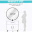 Miroir rond en métal-1732692623