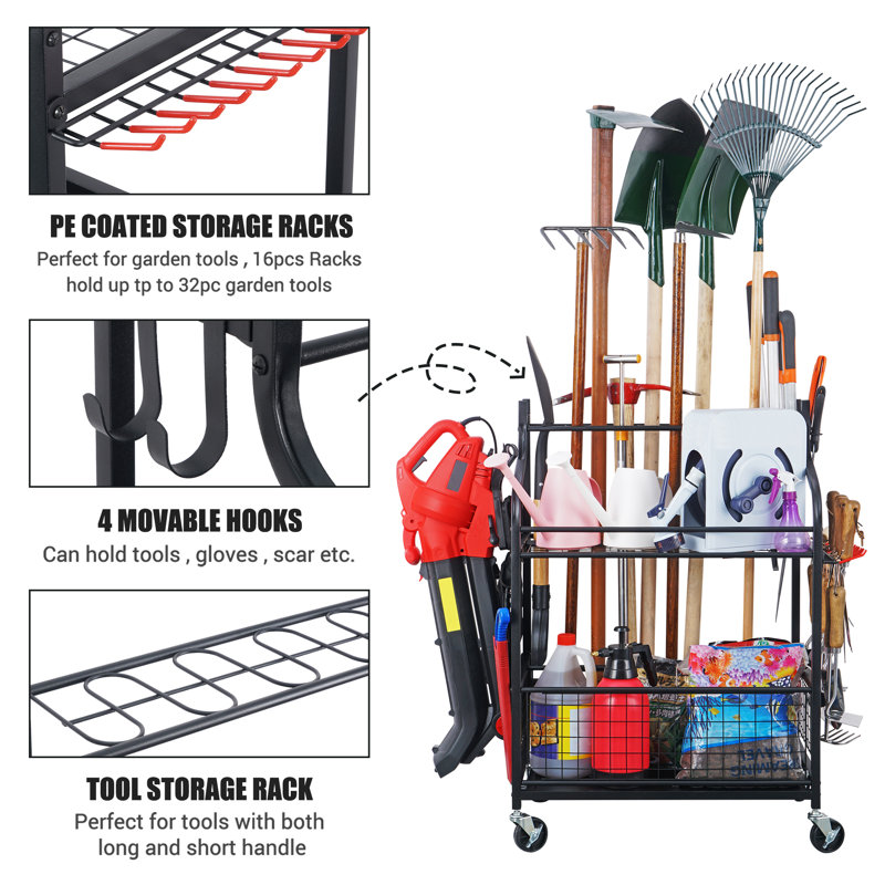 Garden Tool Storage Organizer