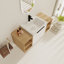 Ensemble de meuble-lavabo mural simple 47 po Abital