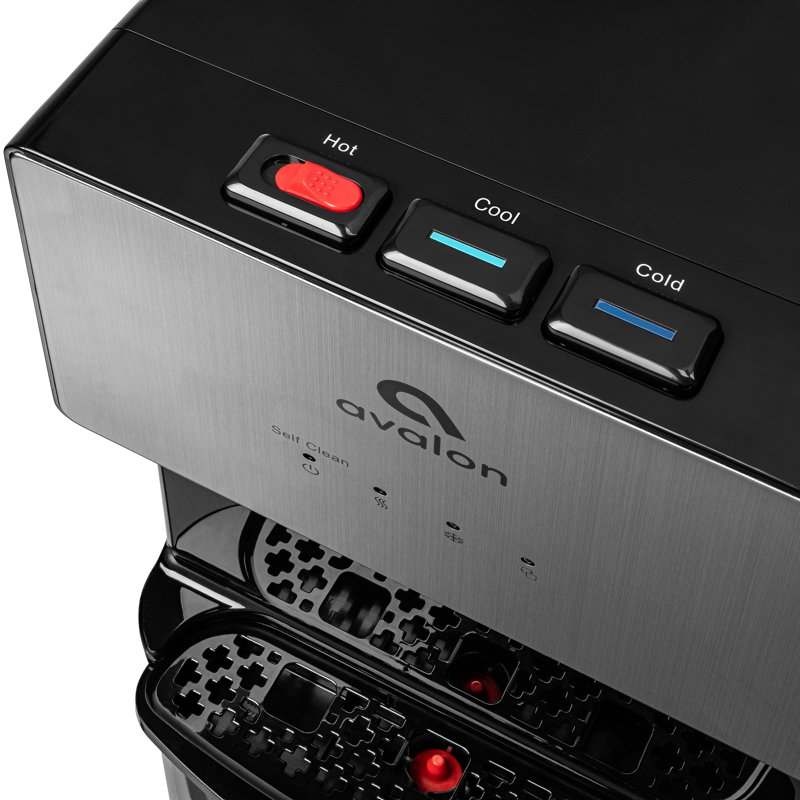 Distributeur d'eau électrique autoportant à eau froide, chaude et tiède Avalon