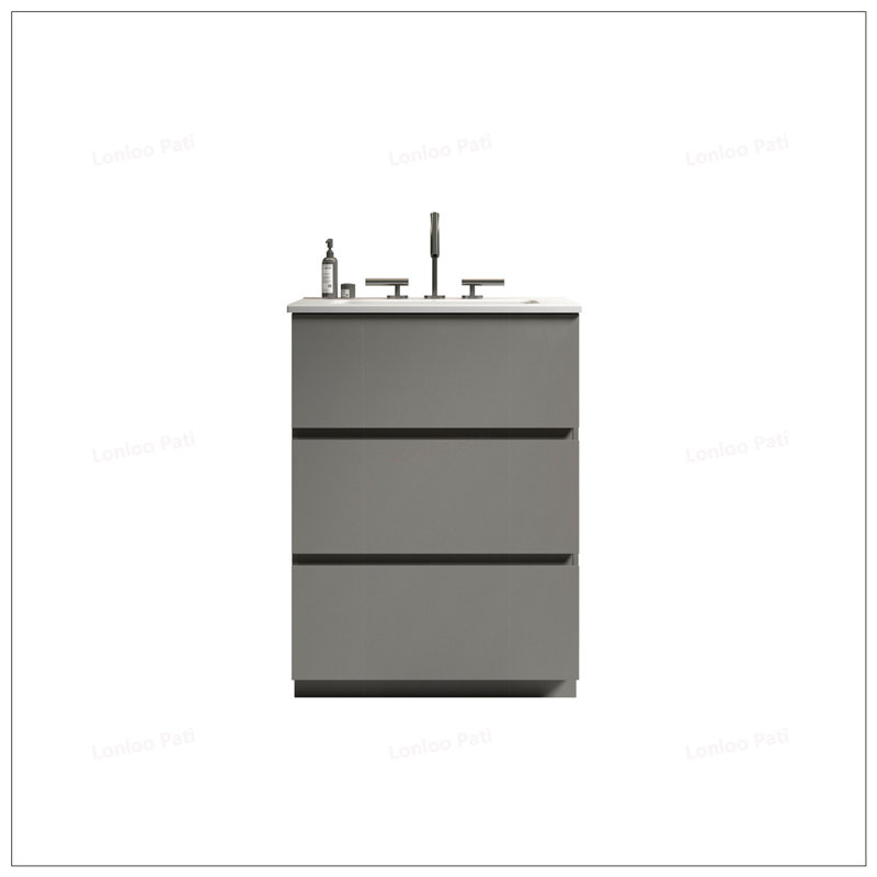 Meuble-lavabo 24 po avec lavabo 3 trous
