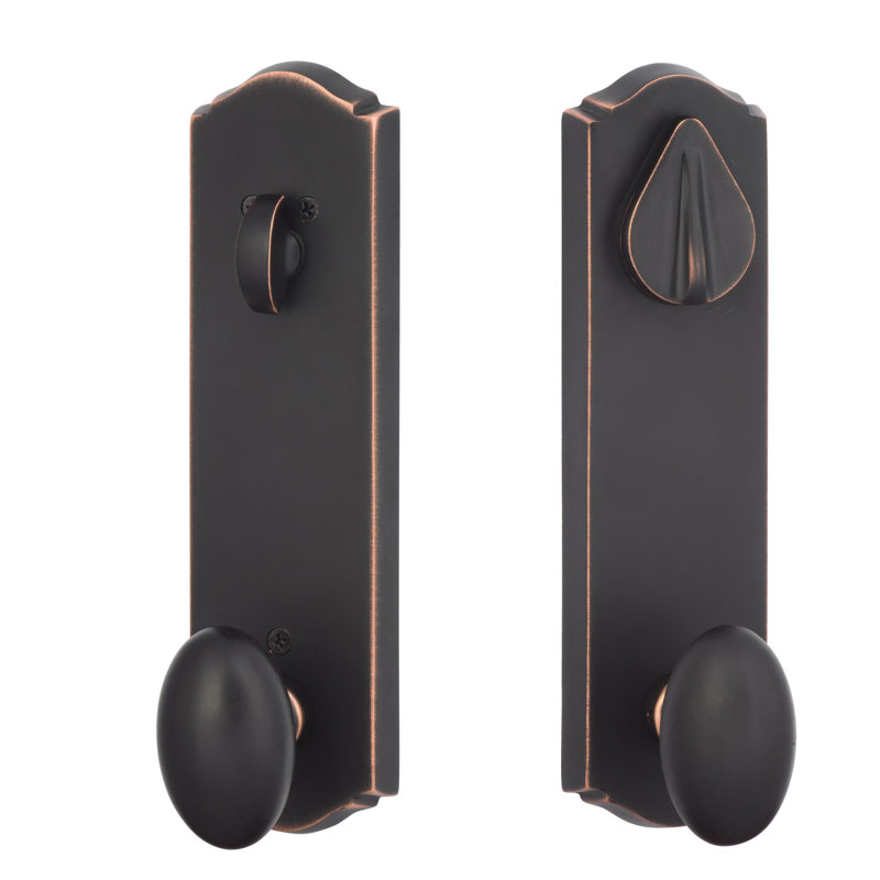 Slickrock  Entry Knob and Deadbolt, Vintage Bronze