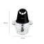 1Litre 2 Speeds 500W Mini Chopper with Clear Glass Bowl and Stainless Steel Blades