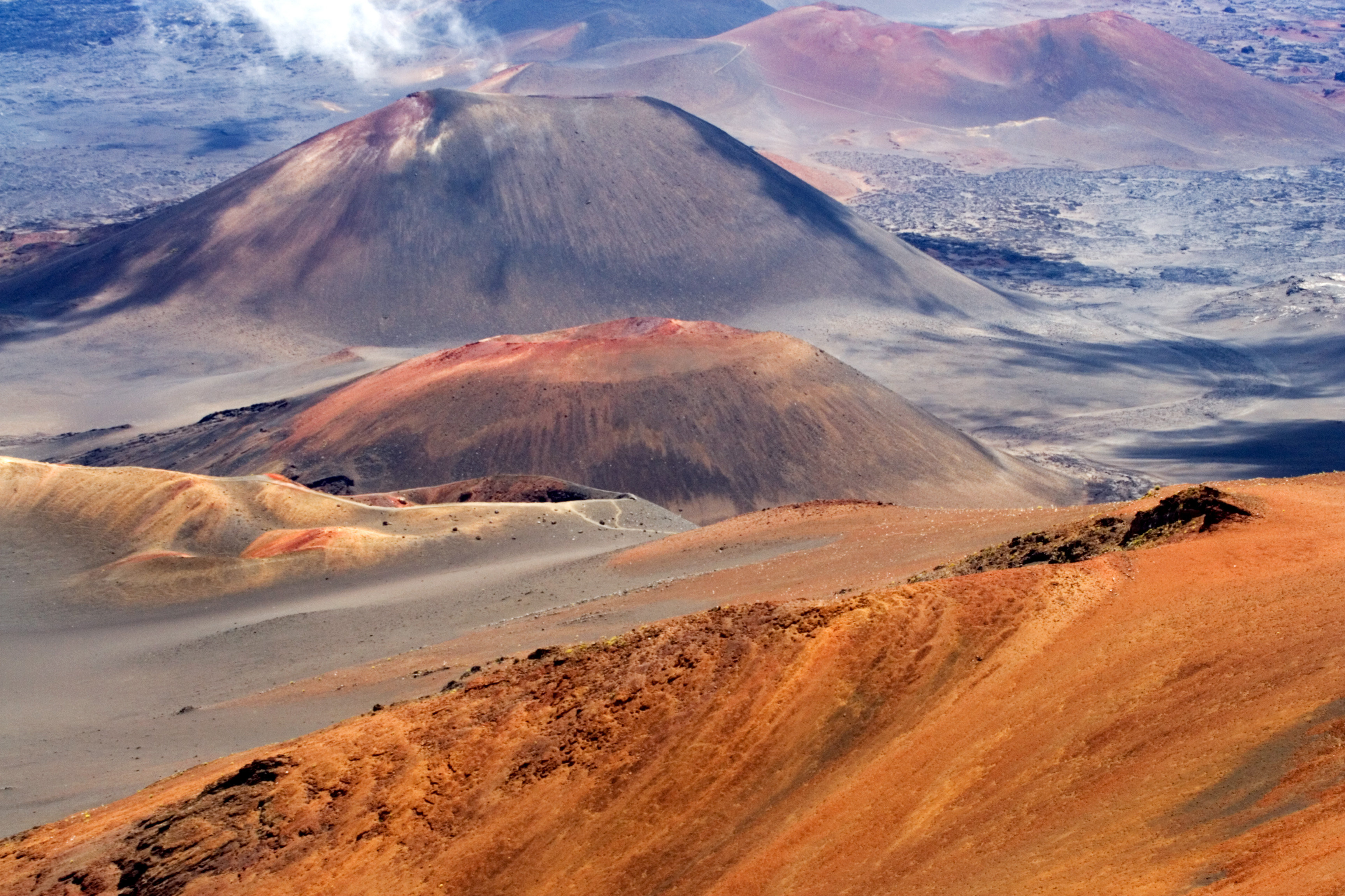 Volcano Marron Natur Pur Colors Of The Volcano by WKHC - Wrapped Canvas Photograph ...