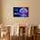 «Cyber Tree Neon», impression sur toile tendue sur toile, ensemble de 1