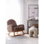 Bina Velvet Swivel Wingback Chair