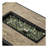 Beige Rattan Fire Pit Table with Tank Holder and Ceramic Tile Tabletop