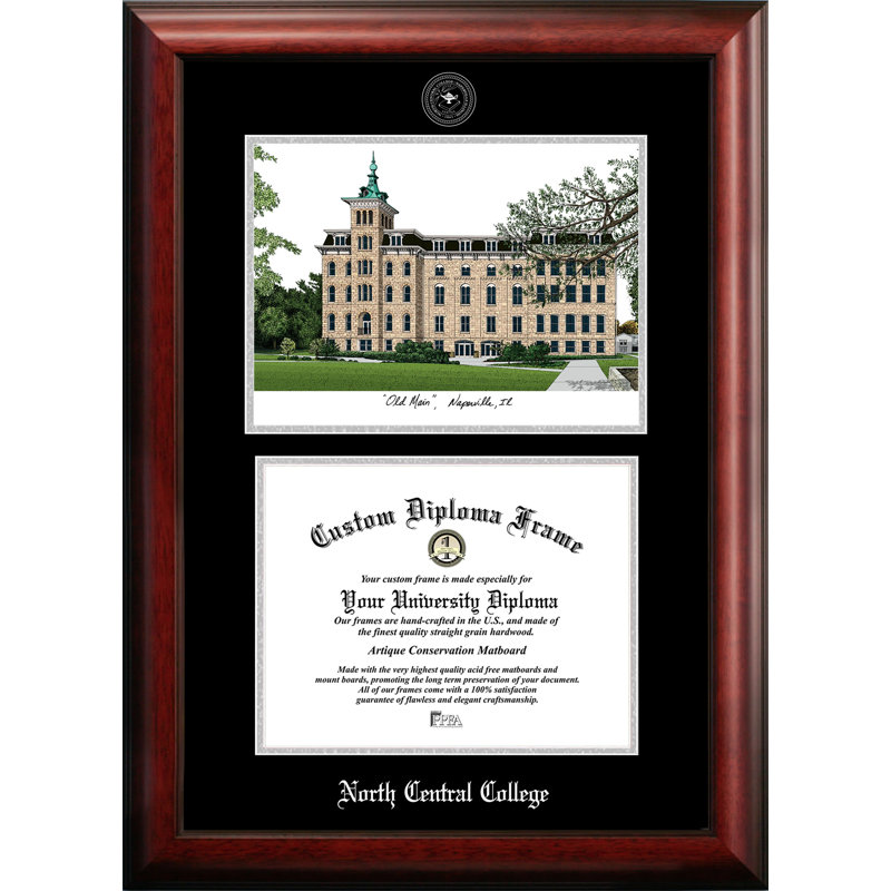 Cadre photo Mallen North Central College, Brun
