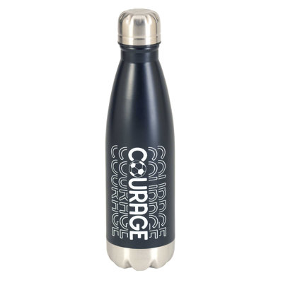 Soccer Courage 17 oz. Bouteille isotherme en acier inoxydable
