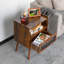 Table de chevet en rotin, table d'appoint avec tablette ...