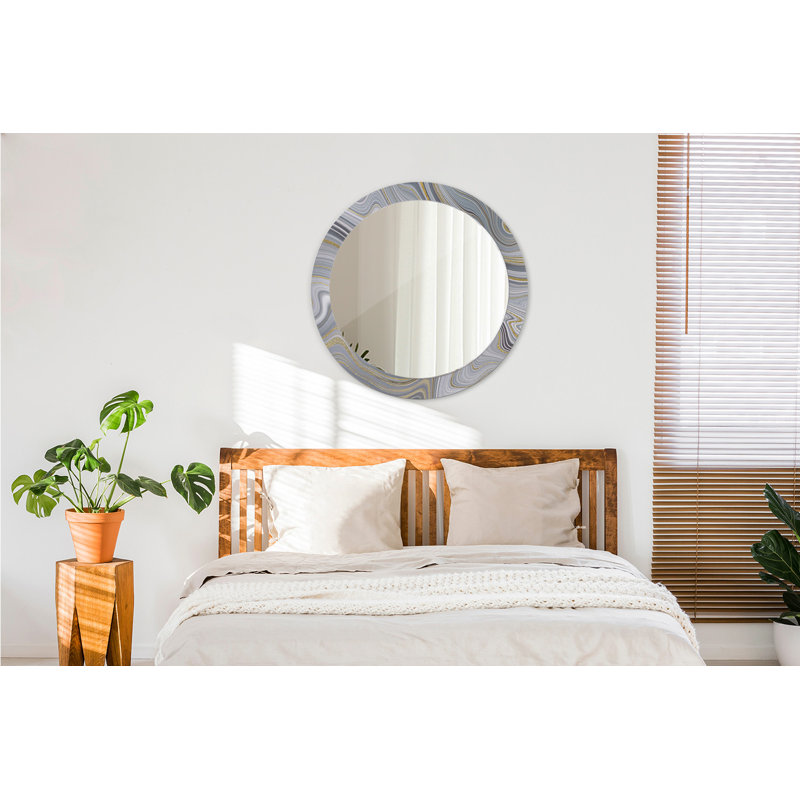 Huldar Glass Flat Wall Mirror