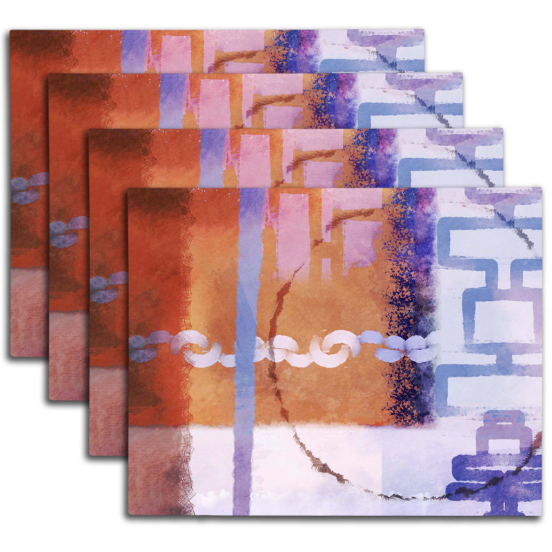Napperon abstrait en polyester