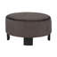 Ensemble de 2 tables basses gigognes, plateau en faux marbre avec repose-pieds, table d'appoint de salon moderne, élégante et fonctionnelle