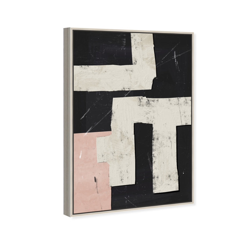 Placed Together Print by Oliver Gal, 31"H x 46"W, Silver Floater Frame