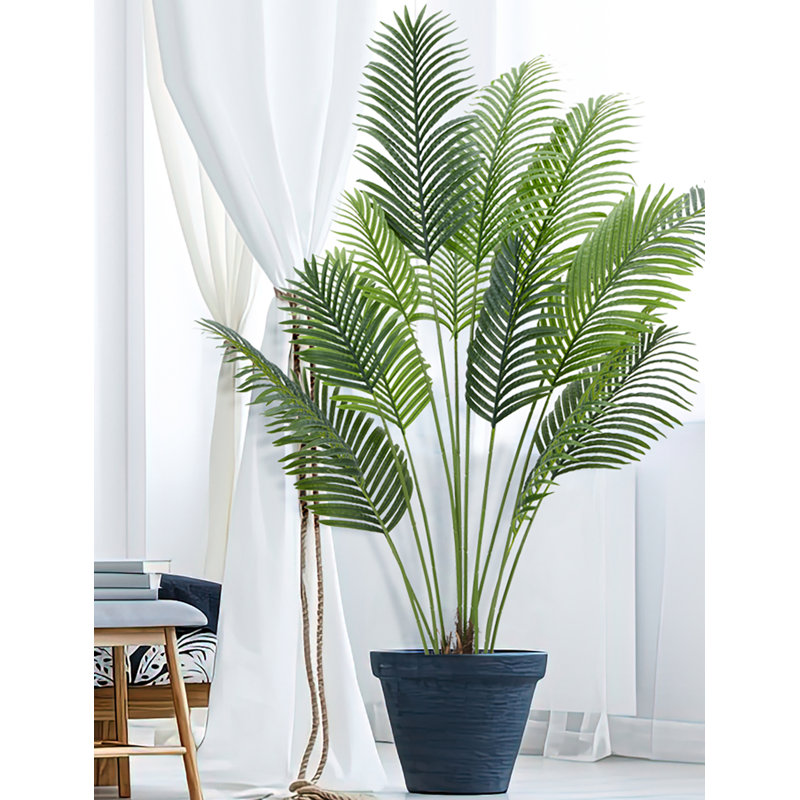 Palmier artificiel pour la décoration intérieure et extérieure, H 62,99 po x l 5,9 po x P 5,9 po