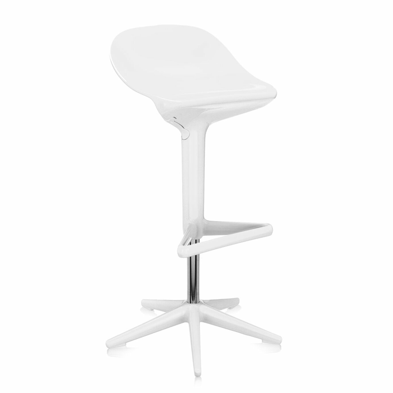 Kartell Spoon Adjustable Stool by Antonio Citterio with Toan