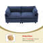 Boucle Upholstered Loveseat Sofa With Armrest-107084660