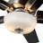 Erikson 52-In White Fan + LED Kit With Bulb Ceiling Fan-103256115-103256117