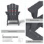 Wolak Foldable Outdoor Adirondack Chair-62551855