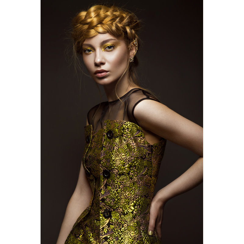 Beautiful Woman - Wrapped Canvas Print, 46cm H x 30cm W x 3.8cm D