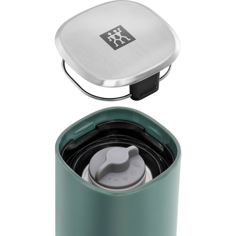 ZWILLING Spice Mill, Manual Upside-Down, Ceramic, Green