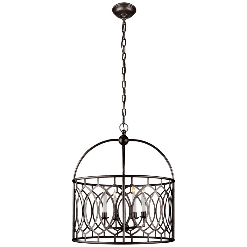 Marquise 6 - Light Chandelier, Aged Iron