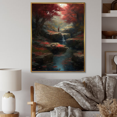 Zen Asian Garden with Steam I, reproduction d'art sur toile