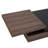 Wood 23.6" rectangle Coffee Table with Wood Grain Design, 1 Hidden Storage Space-648356178