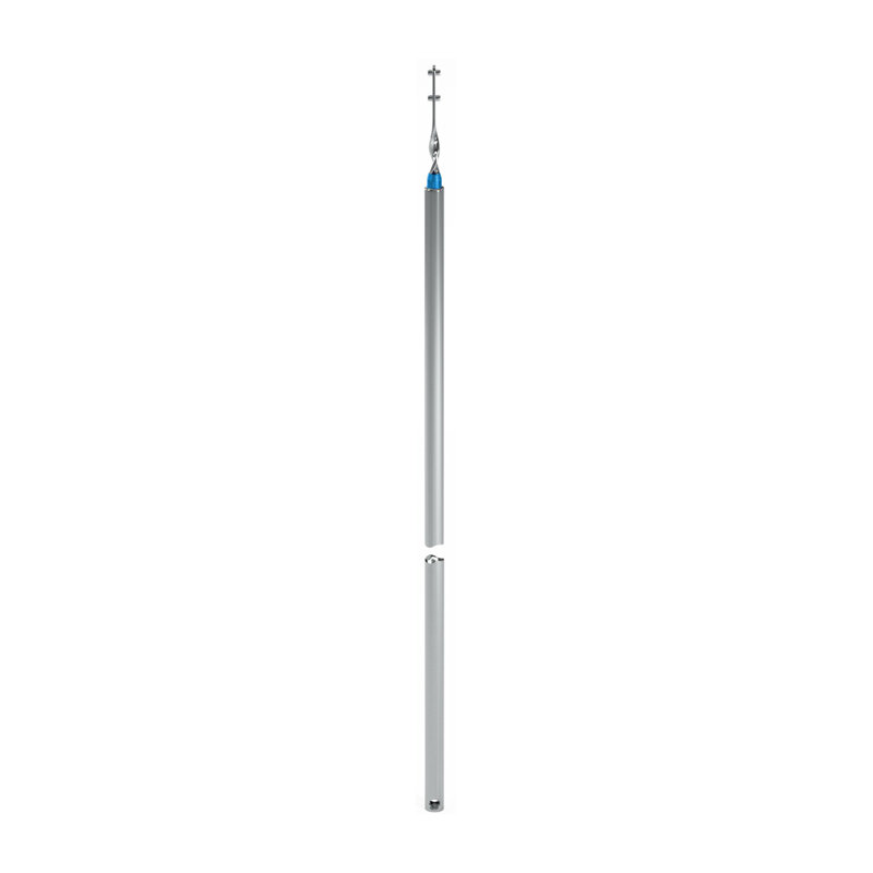  Barre d'inclinaison pour fenêtre inclinable de 22 po à roulement bleu, Argent / bleu, 0.39"