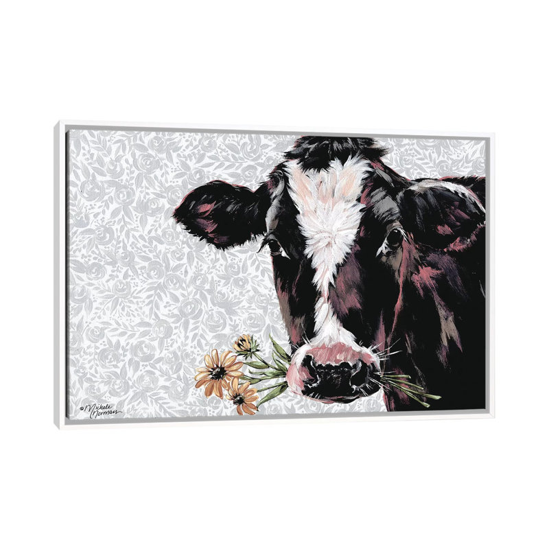 « Susie » par Michele Norman, impression, Pas de tapis, H 32 po x l 48 po x 1,5 po, Toile blanche encadrée