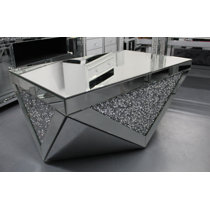 Crushed Diamond LV Console – F I INTERIORS