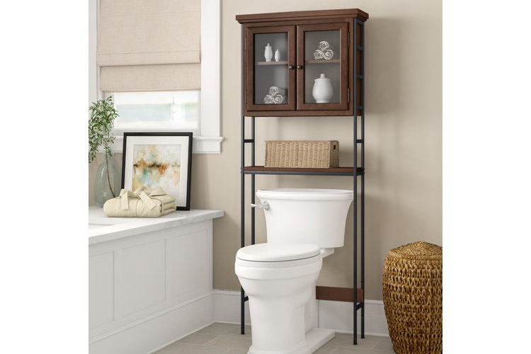 Marisa Chrome Freestanding Over-the-Toilet 3 Shelf Storage Etagere