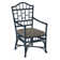 Chaise avec accoudoirs Chippendale