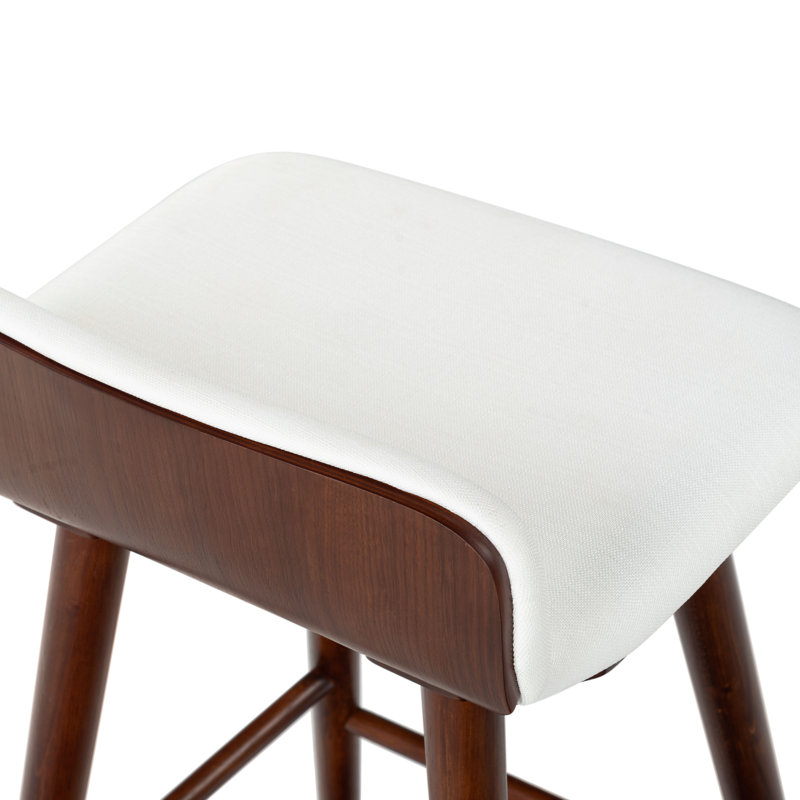 Vanya Barstool, Short Stool - 28", White