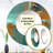 Teal Balance I - Abstract Wall Mirror, Modern Round Decorative Mirror, Printed Metal Art-99619480