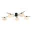 Kendra Glass Semi Flush Mount-58962104